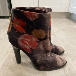 Joie Velvet ankle boots
